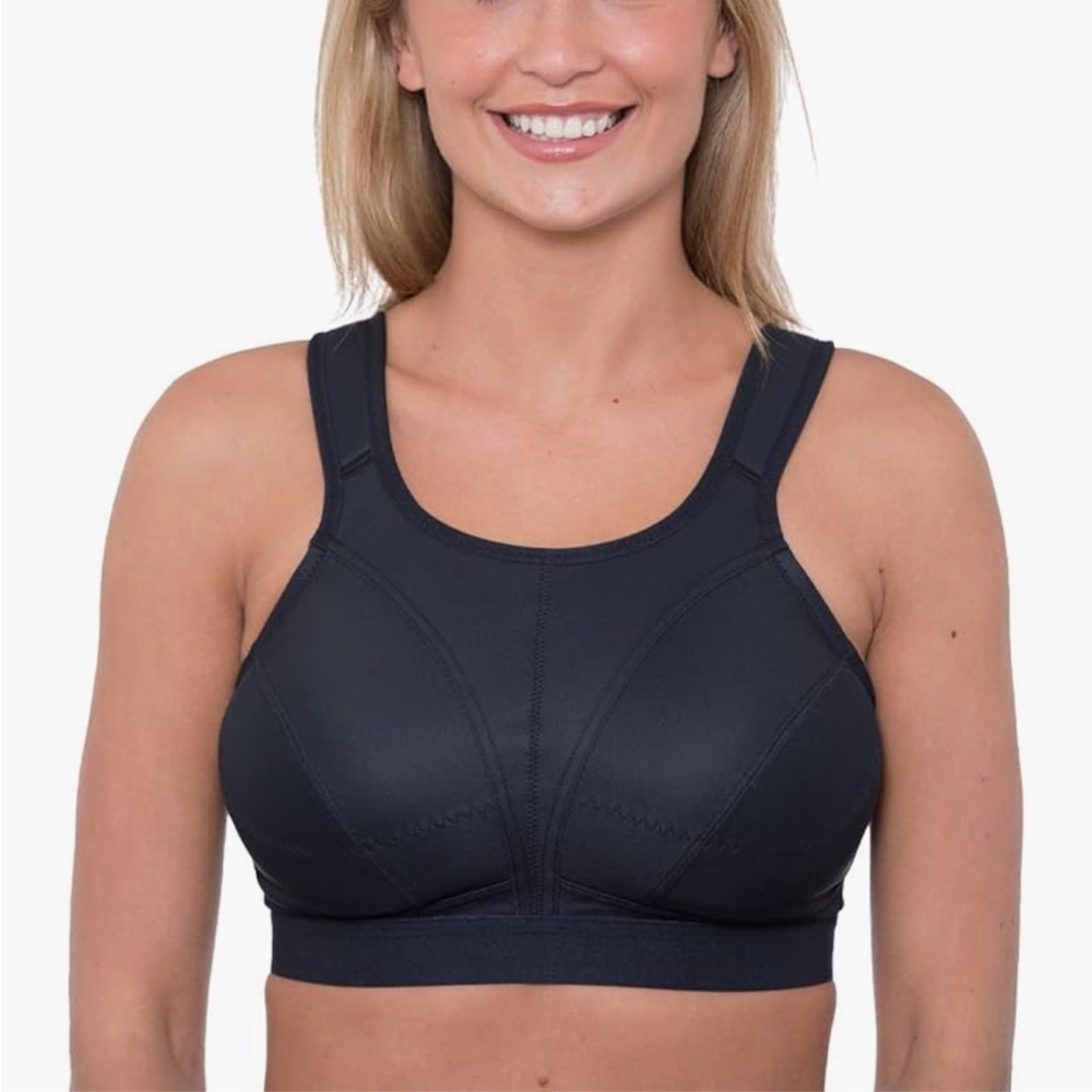 Gemm Super Sports Bra 36H Black BRAND NEW! NWT